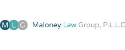 Maloney Law Group logo, MLG initials.